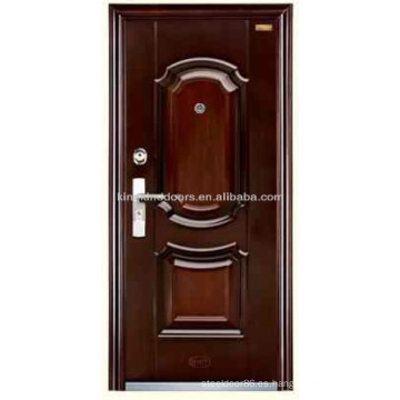 Lujo convexo acero diseño seguridad puerta KKD-206 desde puerta de marca China Top 10